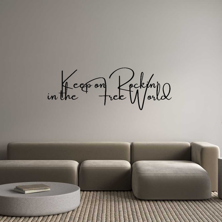 Custom Sign: Keep on Rocki...