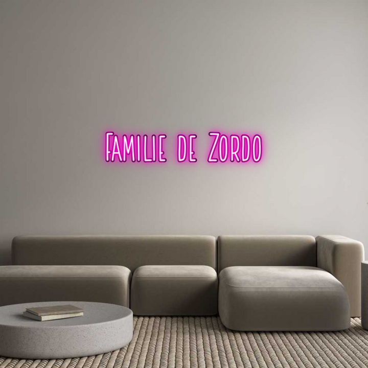 Custom Neon Order: Familie de Zo...