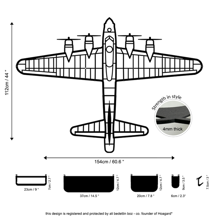 Plane Wall Organizer