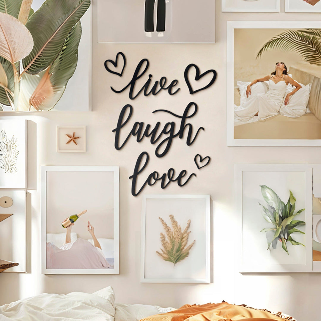 HOAGARD | Live Laugh Love , – Wandkunst