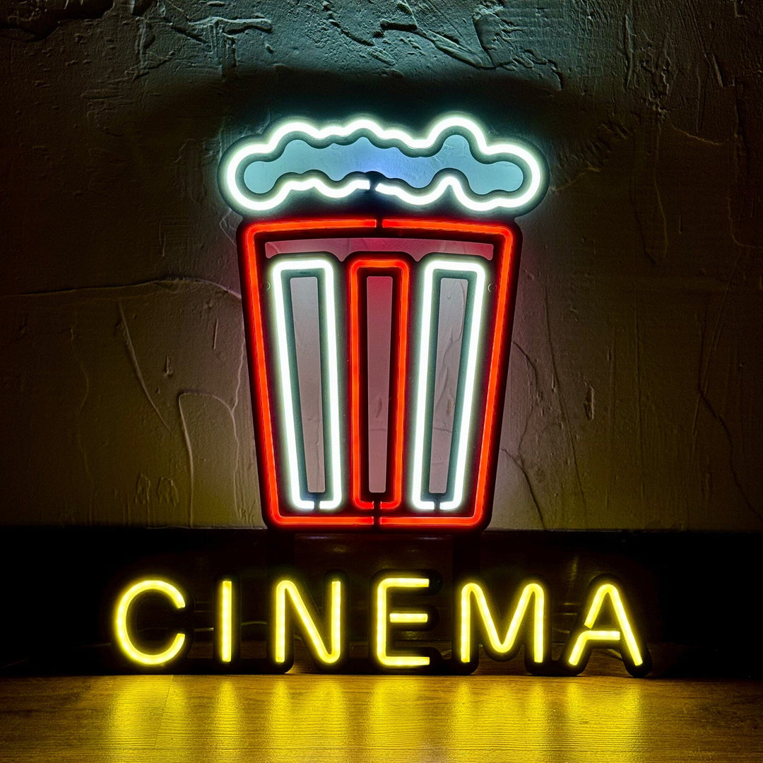 Cinema - Neon Wall Art, Without Remote Control | Hoagard.co