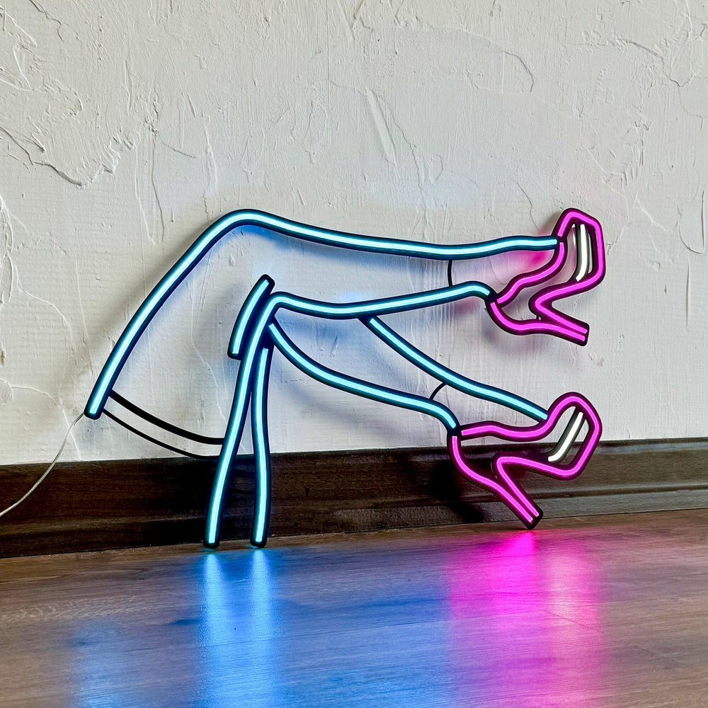 Lacy Legs - Neon Wall Art, | Hoagard.co