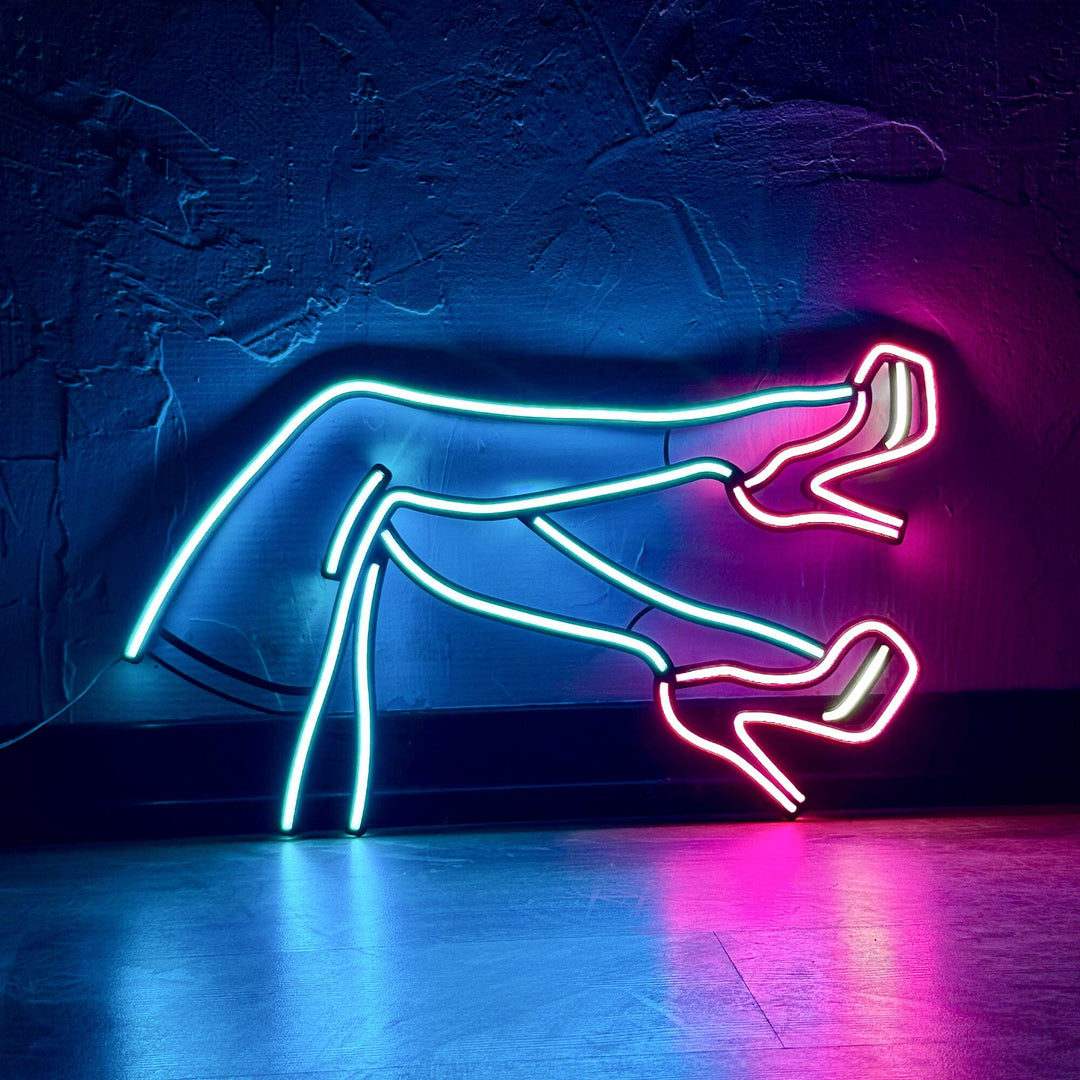 Lacy Legs - Neon Wall Art, | Hoagard.co