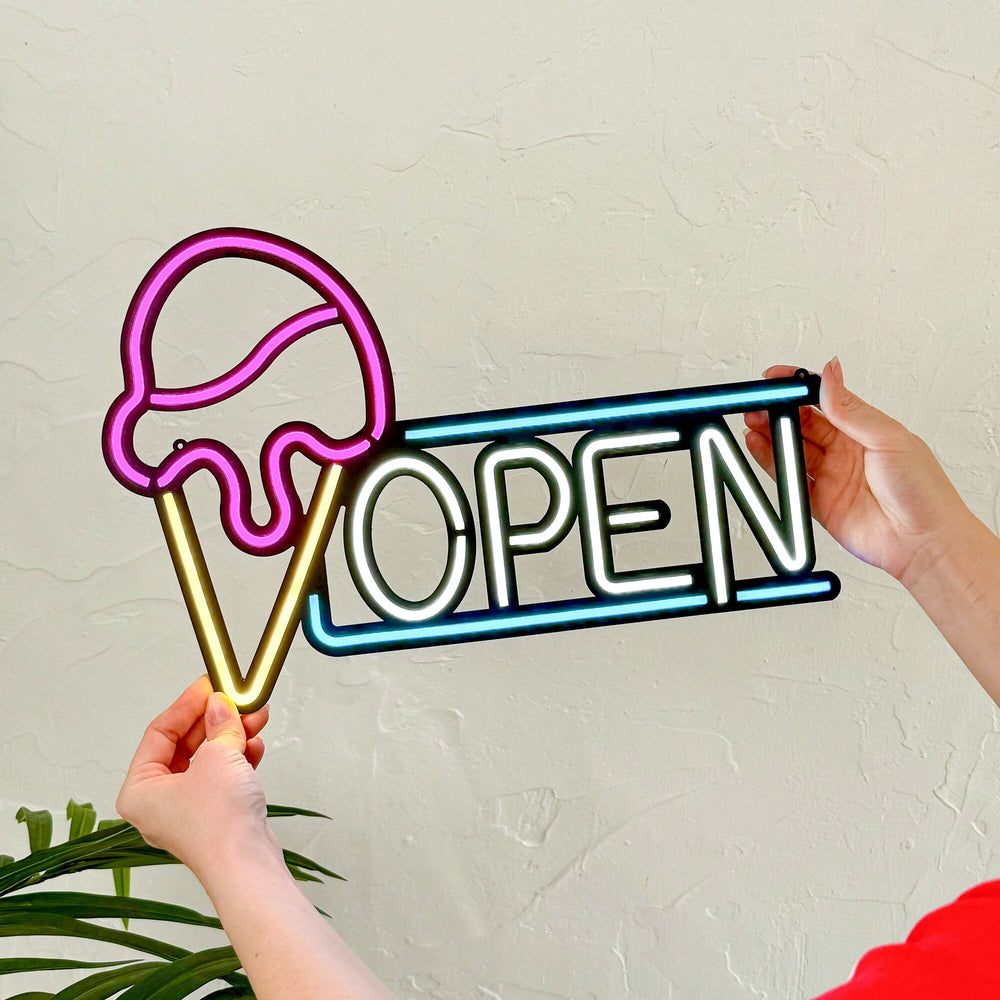 Open Door Sign 5 - Neon Wall Art, | Hoagard.co