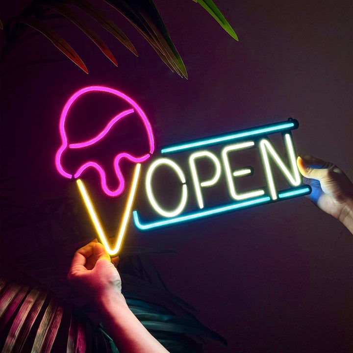 Open Door Sign 5 - Neon Wall Art, Without Remote Control | Hoagard.co