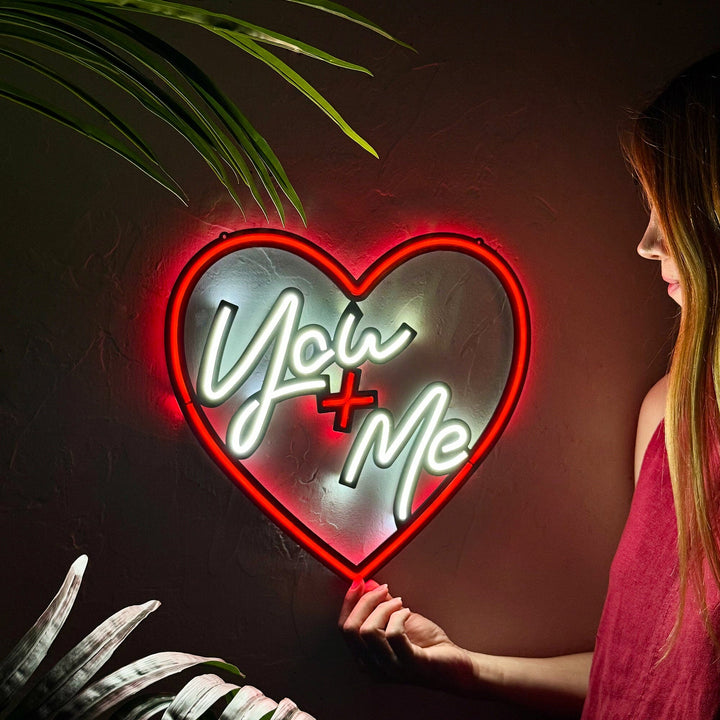 You+Me - Neon Wall Art, | Hoagard.co