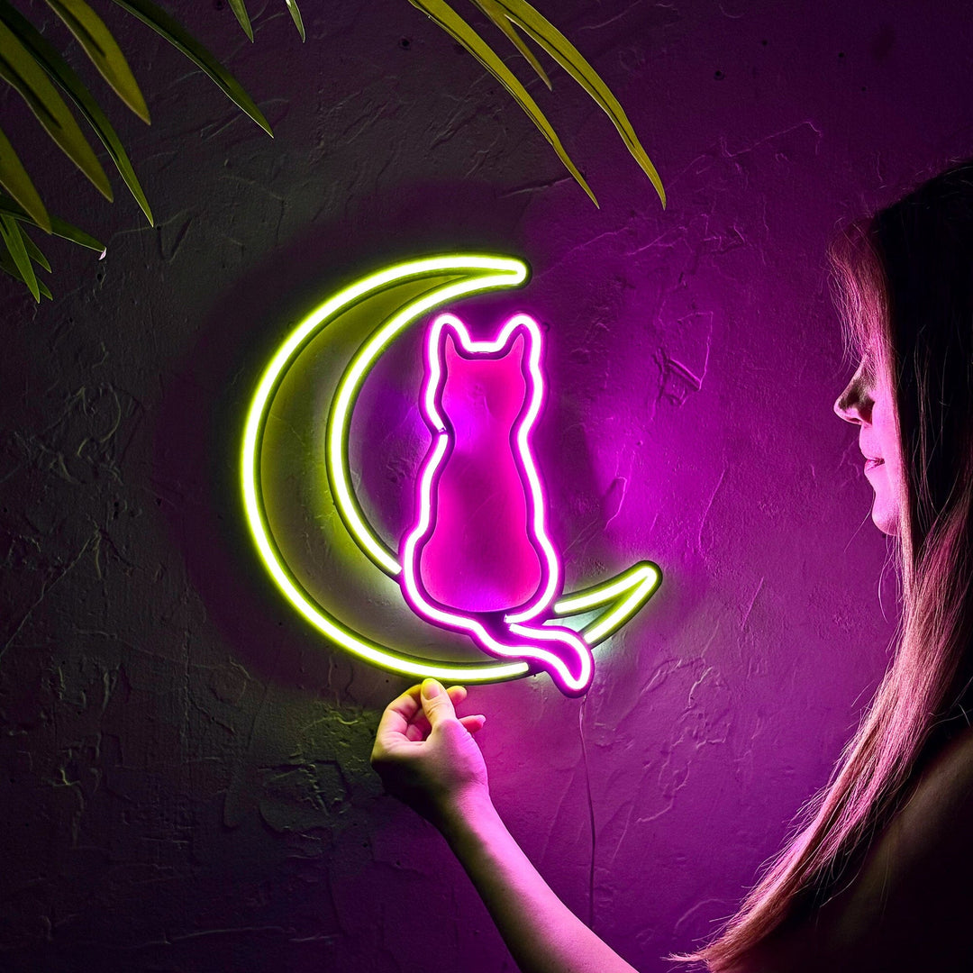 Luna - Neon Wall Art, | Hoagard.co