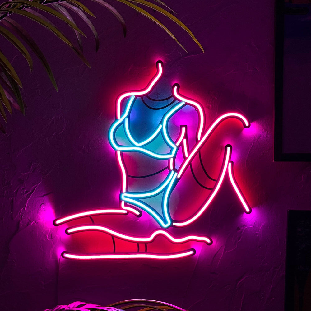 Femme Fatale 2 - Neon Wall Art, Without Remote Control | Hoagard.co