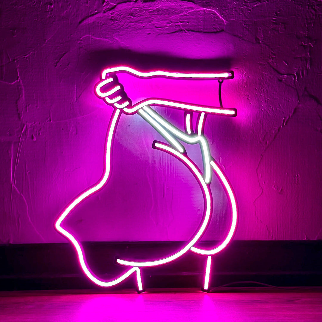 Peachy - Neon Wall Art, Without Remote Control | Hoagard.co