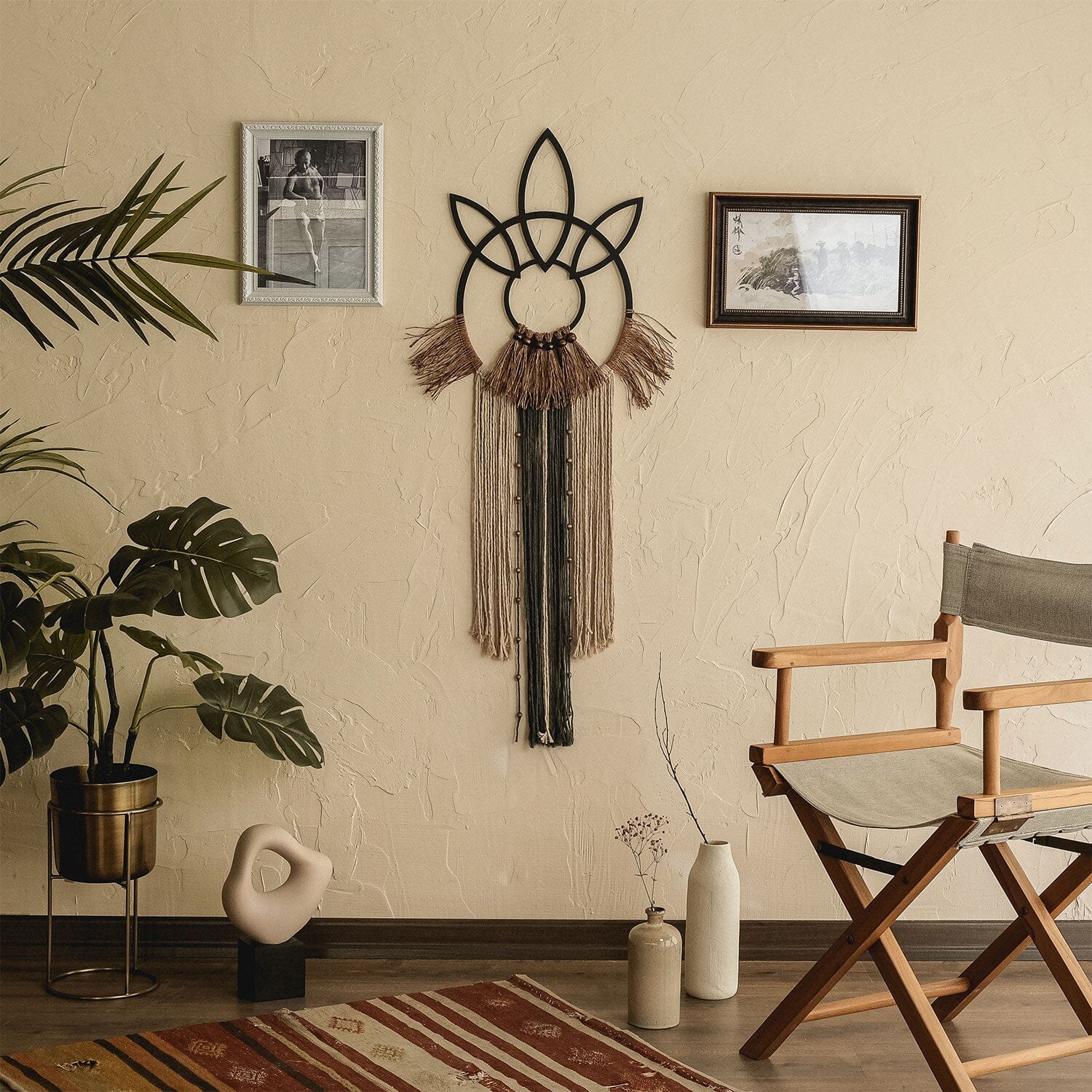 Metal macrame best sale