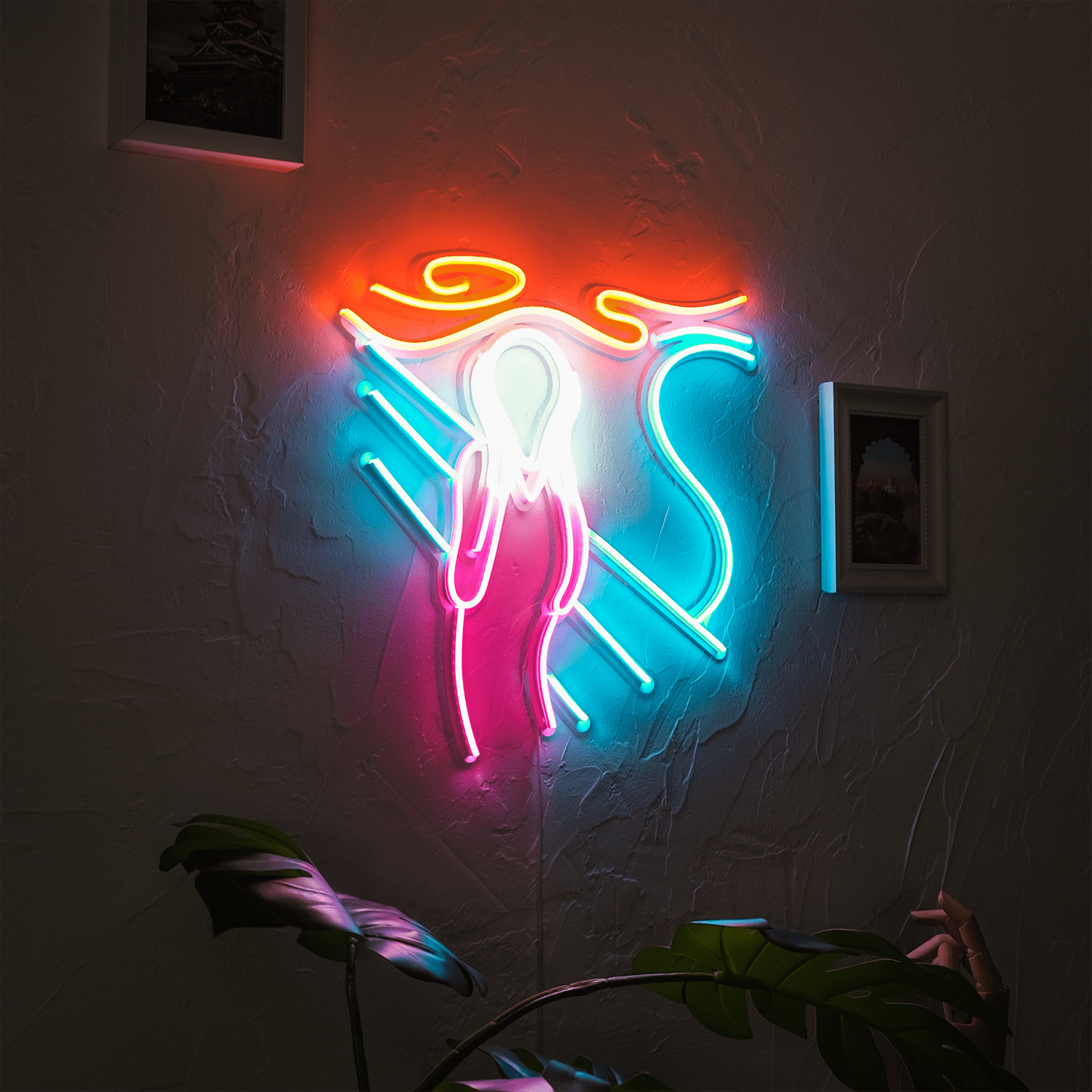 neon paintings tumblr